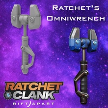 ratchet's omniwrench rift prop wrench playstation ratchet clank ratchet&clank ps5 r&c 3d print model - Mito3D
