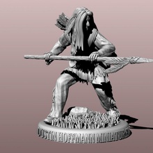 indian spear indian cowboy wild west native american 3d print model - Mito3D