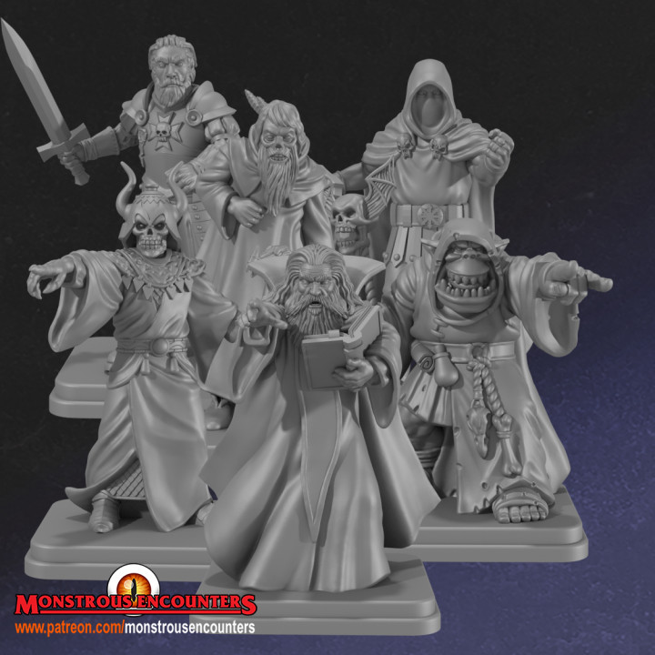 hq spécial personnages jouets Jeux héros orc liche donjon quête robot d'exploration monstrueux héroïque rencontres mentor morcar Zargon vieux marteau 3D print model - Mito3D