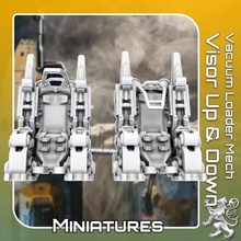 vacío cargador mech visera juguetes juegos miniaturas sci fi estrella guerra ciencia ficción mesa nave estelar 28mm viajero peligro sedipnir 3d print model - Mito3D