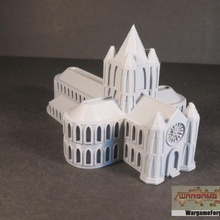 gotik katedral oyuncaklar oyunlar 40k epik arazi 6mm Battletech 8mm becerikli titanicus 3d print model - Mito3D