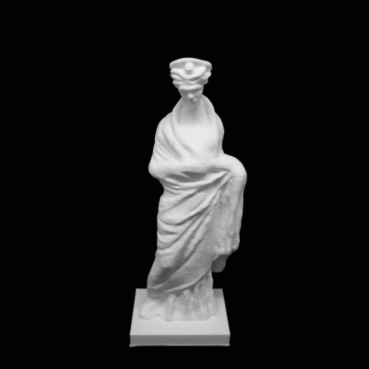 weibliche Figur 1 british museum london scan 3D print model - Mito3D