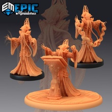 mind overlord set psionic tentacle brain eater flayer classic encounter toys & games fantasy medieval monster rpg warhammer enemy tabletop dungeon dnd pathfinder npc pre-supported supported pre 3d print model - Mito3D