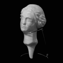 head goddess 2 british museum london scan 3d print model - Mito3D