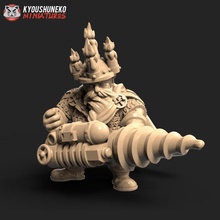 nano minatore eroe Drago dungeon miniature warhammer tavolo dnd sigmar 3d print model - Mito3D