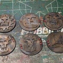space ork objective markers toys & games ork objective token objective marker 40000 greenskin space ork greenskin objective objective token