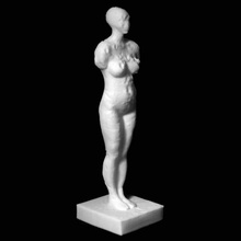 homo bulla saatchi gallery london scan zeitgenössisch 3d print model - Mito3D