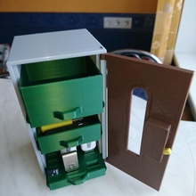 usb sd card holder & garden box door functional gadget sdcard organize usbstick practical drawers 3d print model - Mito3D