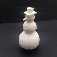 snowman christmas tree & garden 3d print model - Mito3D