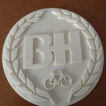 logotipo bh bicicletas 3d print model - Mito3D