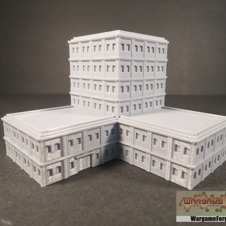 modern bina 6 oyuncaklar oyunlar 40k epik arazi 6mm Battletech 8mm becerikli titanicus 3D print model - Mito3D