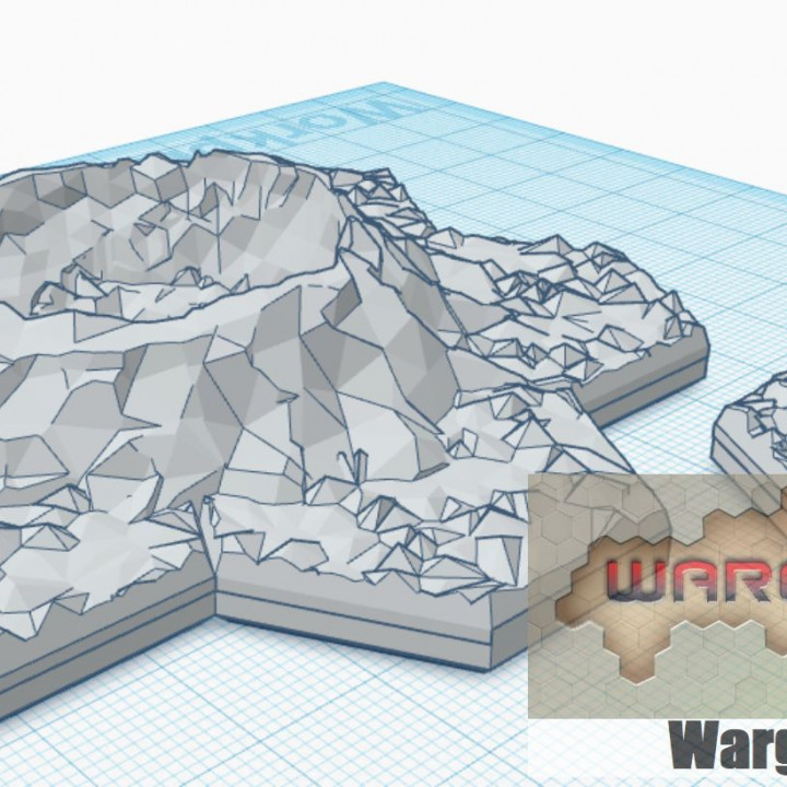 cráter magnético maleficio loseta conjunto juguetes juegos escala terreno mapa battletech 3D print model - Mito3D