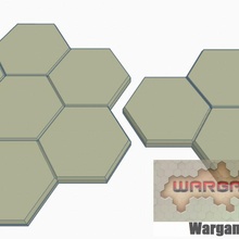 leer 4 7 magnetisch verhexen Fliese Cluster einstellen Spielzeuge Spiele Rahmen Terrain Karte Battletech 3d print model - Mito3D