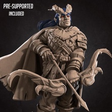 tiefling ranger toys & games archer forest modular warrior male boardgame bow tabletop dnd handsome hellspawn tieflings 3d print model - Mito3D