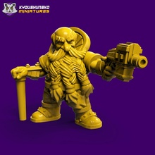 space dwarf ancestor toys & games 40k warhammer scifi squat 3d print model - Mito3D