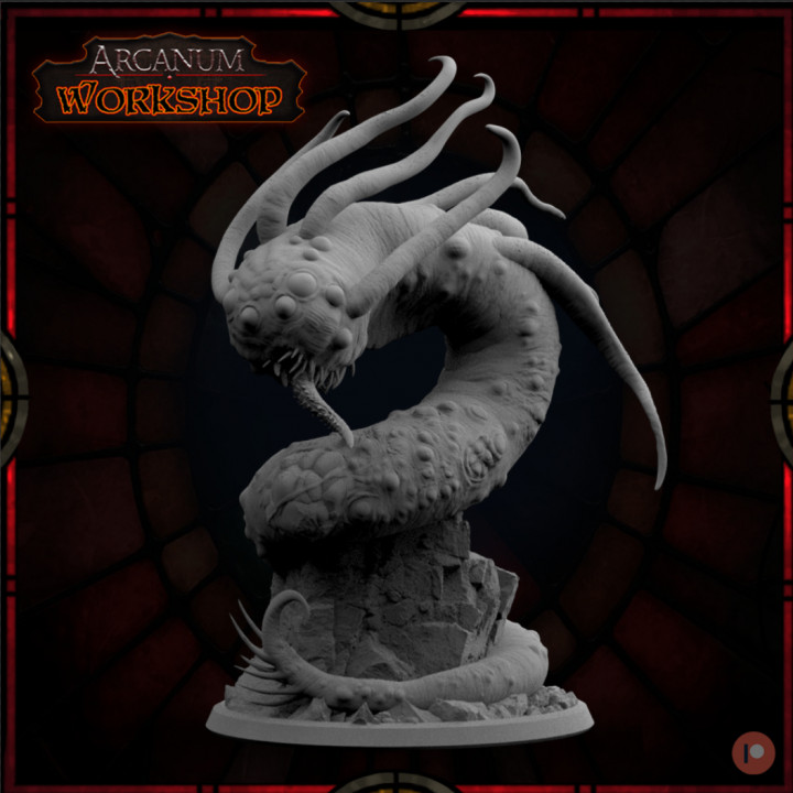rampant polype jouets Jeux cthulu monstres lovecraft lovecraftien tentation 3D print model - Mito3D