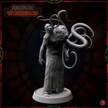 turned cultist toys & games creature dragons dungeons monster wargaming cthulu tabletop lovecraft dnd 3d print model - Mito3D