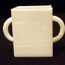 coppie bevanda tazza giardino 3d print model - Mito3D