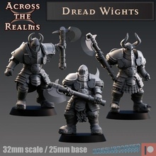 dread wights toys & games gaming hero undead miniature tabletop chaos quest dnd warriors 5e 3d print model - Mito3D