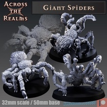 giant spiders toys & games beast gaming miniature tabletop dnd 5e 3d print model - Mito3D