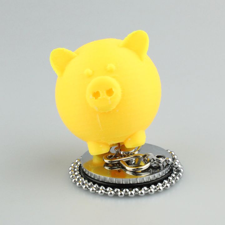 baño enchufe cerdo jardín animal juguete agua 3D print model - Mito3D