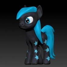 black star toycharacterpony 3d print model - Mito3D