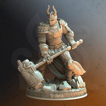 chief hersir - barnard mjolnir toys & games fantasy viking steampunk hammer raider reinhardt chieftan 3d print model - Mito3D