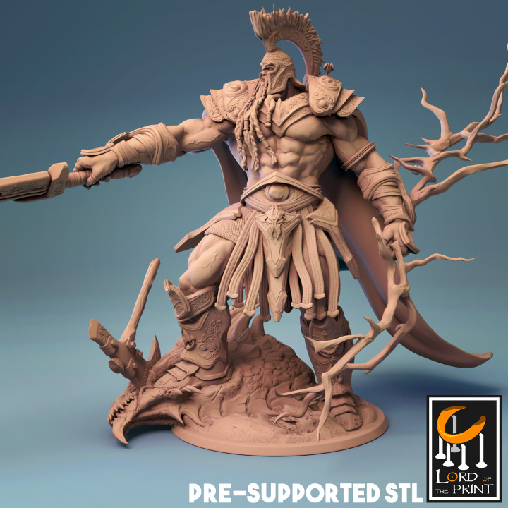 staunig Spielzeuge Spiele drucken Barbar Riese Zeus Herr Sturm nordisch Koloss Jotun nord lotp 3D print model - Mito3D