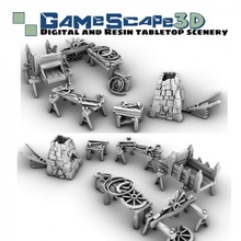 wheel wright small smith toys & games blacksmith cart wagon bellows wheelwright 3d print model - Mito3D