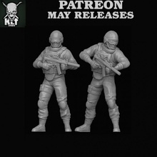 modern askeri swat oyuncaklar oyunlar masaüstü 3d print model - Mito3D