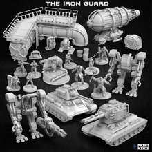 iron guard collection - conquer pipeline glory kovlova toys & games animal army bear hero robot sci-fi tank terrain sniper mech airship scenery dieselpunk troops 3d print model - Mito3D