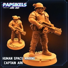 human space marine captain ark toys & games 3d print model - Mito3D