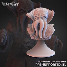 morphed gnome bust toys & games rpg campaign d&d dnd illithid mindflayer curse strahd dale icewind rime frostmaiden ceremorph 3d print model - Mito3D