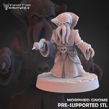 morphed gnome toys & games bust dragons dungeons d&d dnd illithid mindflayer curse strahd dale icewind rime frostmaiden ceremorph gnomeceremorph 3d print model - Mito3D