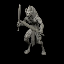 gnoll version 1 store animal dnd pathfinder hyena 3d print model - Mito3D