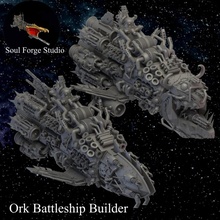 ork battleship builder store orc greenskin 3d print model - Mito3D