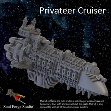 privateer cruiser store 3d print model - Mito3D
