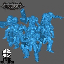 centauri infernal soldier - collection toys & games 40k army fantasy star warhammer halo fallout scifi wars cyberpunk infantry pack marine infinity dnd bundle discount proxy 3d print model - Mito3D