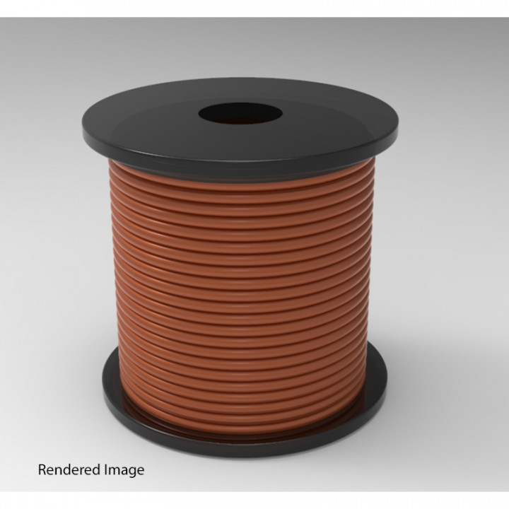 copper coil spool - props & cosplay accessories miniatures 3D print model - Mito3D