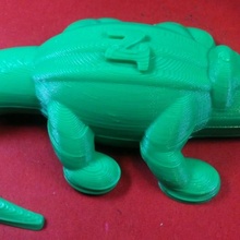 crocodile nikoss'animals toys & games animal animals toy nikoss 3d print model - Mito3D