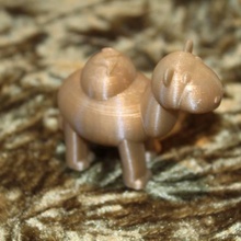 camelo nikoss'animals brinquedos games animais brinquedo nikoss dromedário 3d print model - Mito3D