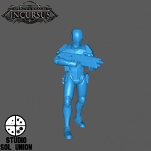 mercy's reach infantry regular - casual advance pose store 40k army fantasy game guard mini soldier space warhammer halo destiny fallout scifi cyberpunk wargame dnd starfinder shadowrun proxy 3d print model - Mito3D