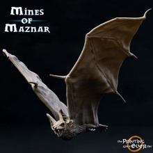 giant bat - presupported flying store animal creature fantasy figure mini vampire wargaming warhammer miniature lotr tabletop 28mm dnd frostgrave skirmish 5e pre-supported 3d print model - Mito3D