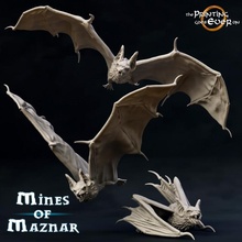 giant bat swarm - presupported store animal creature fantasy figure vampire wargaming warhammer miniature lotr flying tabletop 28mm dnd bundle frostgrave skirmish 5e pre-supported 3d print model - Mito3D