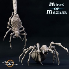 giant spider swarm - presupported store animal creature fantasy figure scary wargaming warhammer miniature lotr tabletop 28mm dnd bundle frostgrave skirmish arachnid 5e pre-supported 3d print model - Mito3D