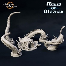 cave kraken - presupported store fantasy figure mini pirate wargaming warhammer water miniature octopus lotr tabletop 28mm dnd frostgrave skirmish lake 5e pre-supported craken 3d print model - Mito3D