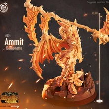 ammit pre-supported store fantasy hell depth pinup cast demons castnplay demonette presupported depths avernus 3d print model - Mito3D