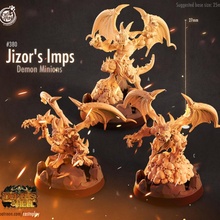 jizor's imps pre-supported store demon hell warhammer flying evil winged imp castnplay avernus supported jizor proxies 3d print model - Mito3D