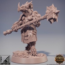 gosenita mai indovinare nato pietra montagne negozio draghi dungeon mini miniatura martello dragonide tavolo gioco guerra alba 3d print model - Mito3D