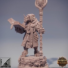 ghaal blood ruby shaantza - stoneborn mountains store dragons dungeons mini miniature dragonborn tabletop wargame daybreak 3d print model - Mito3D